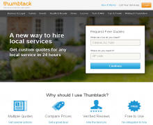 Get Thumbtack Coupon Codes here